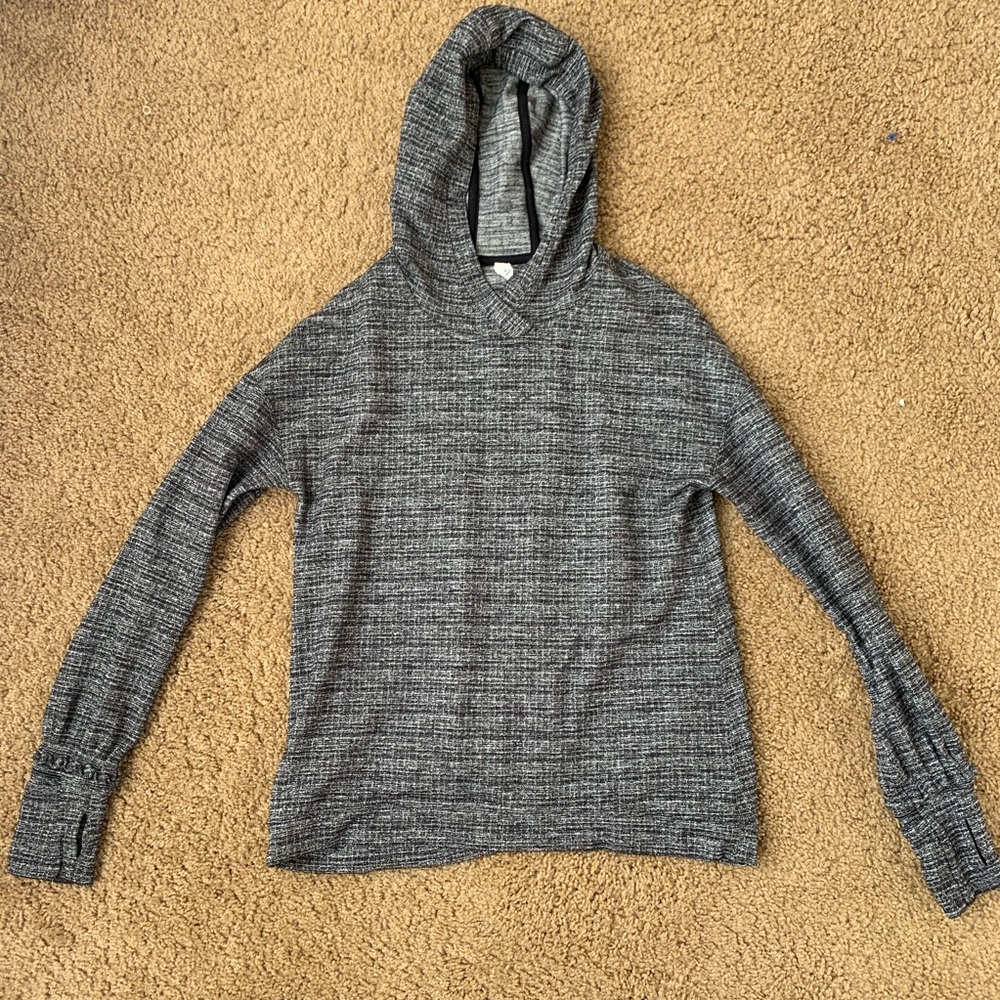 lululemon grey lightweight hoodie